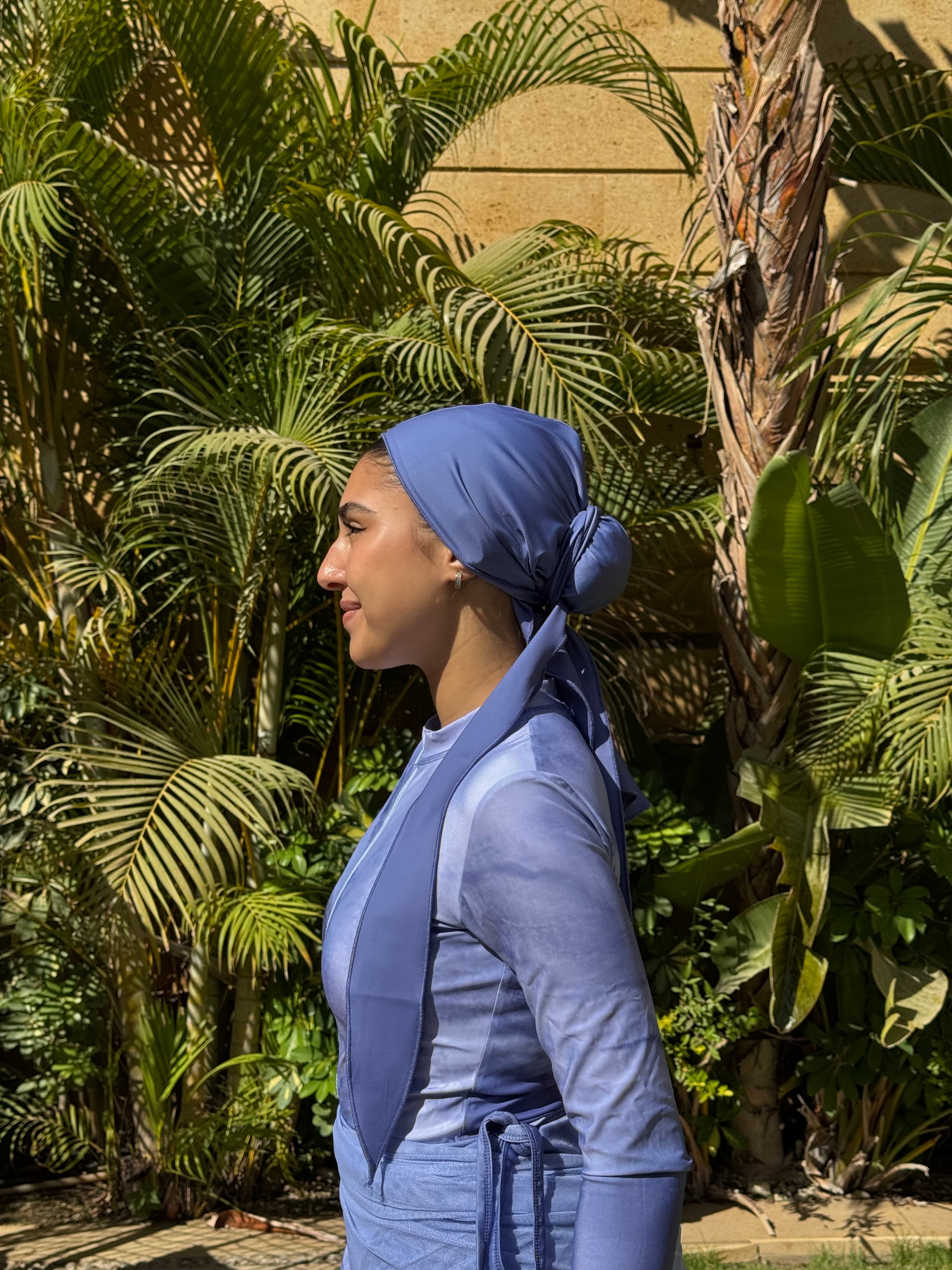 Ocean marble Turban