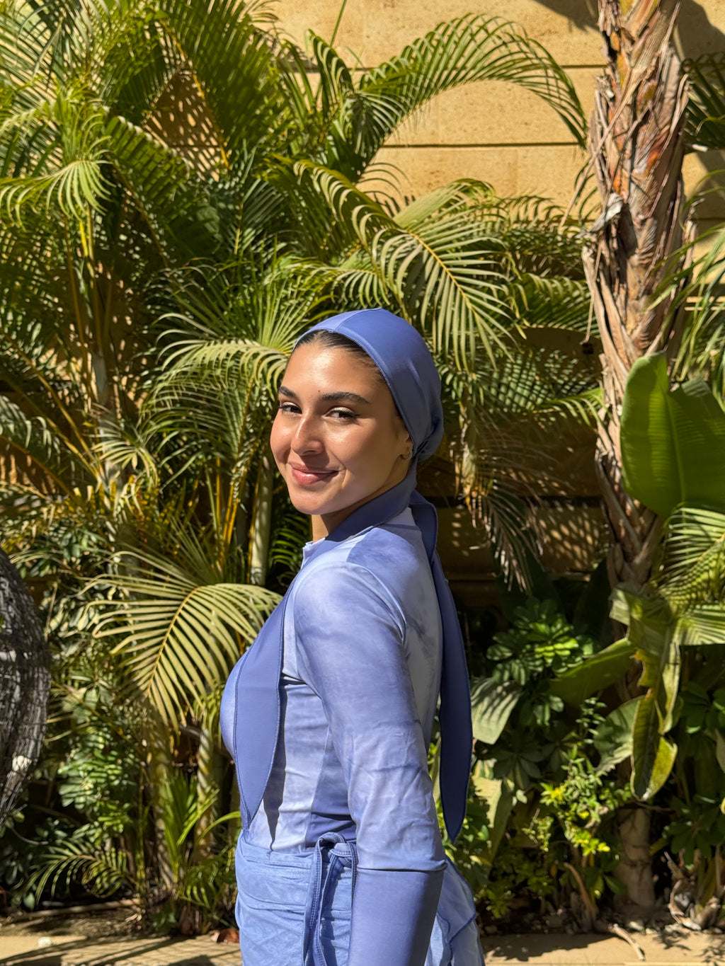 Ocean marble Turban