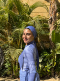 Ocean marble Turban